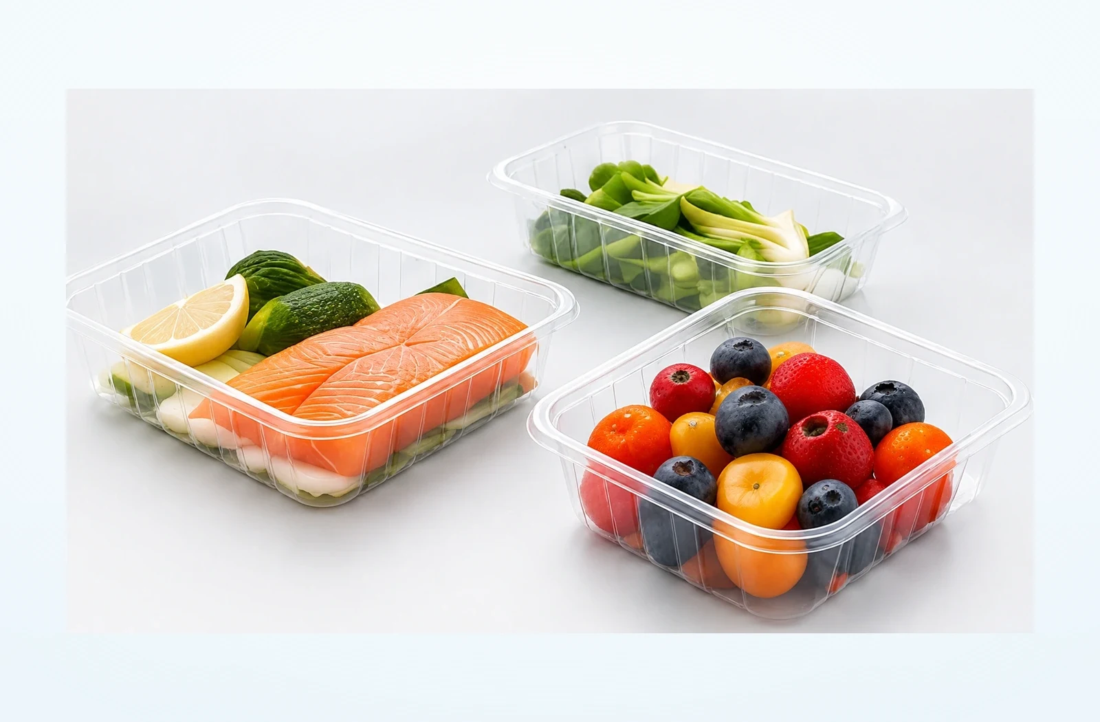 Transparente Food-Verpackung